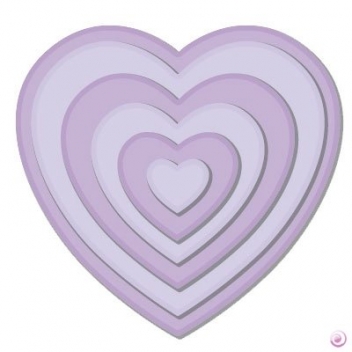 18043009 - 5414135082506 - Happy Cut - Matrice découpe & embossage (Die) Happy Cut Coeur n°2