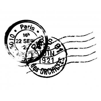 ARTHE458 - 5414135100743 - Artémio - Tampon en bois Cachet de la poste