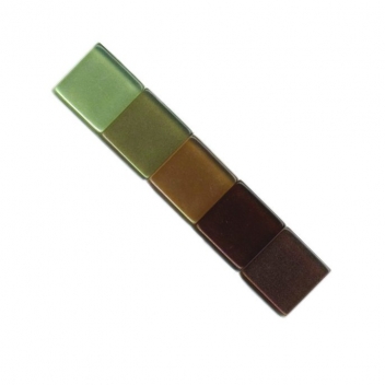 UBN03 - 5414135051854 - Artémio - Mosaique effet glacé Bronze 1 x 1 cm