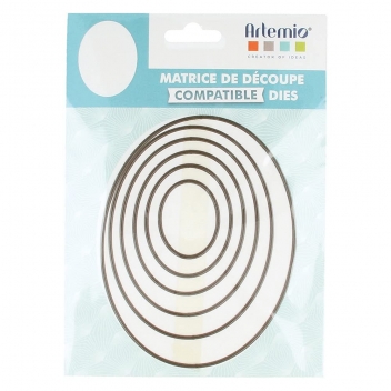 18050073 - 5414135086412 - Artémio - Matrice de découpe (Die) Ovales Grand