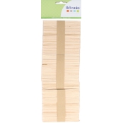 Bâtonnets plats en bois 114mm 150 pièces