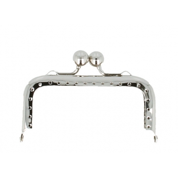 13080055 - 5414135166893 - Artémio - Fermoir pour porte-monnaie 8cm argenté rectangle
