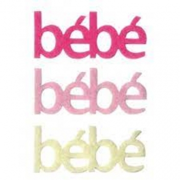 FE11532 - 5414135124824 - Artémio - Motif en feutrine Bébé (texte) Rose - 2