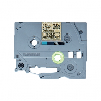 18700020 - 4977766770194 - Brother - Cartouche ruban Etiqueteuse 12mm Motif géométrique TZe-MPGG31 - 2