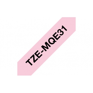 TZe-MQe31 - 4977766770460 - Brother - Cartouche ruban Etiqueteuse Brother 12mm Pastel rose TZe-MQe31 - 7