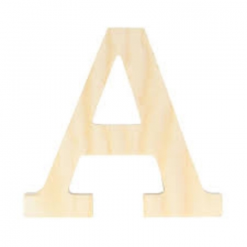 Alphabet en bois 11,5cm Lettre A