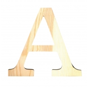 Alphabet en bois 19 cm Lettre A