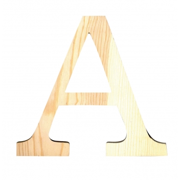 14001107 - 5414135034635 - Artémio - Alphabet en bois 19 cm Lettre A