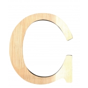 Alphabet en bois 19 cm Lettre C