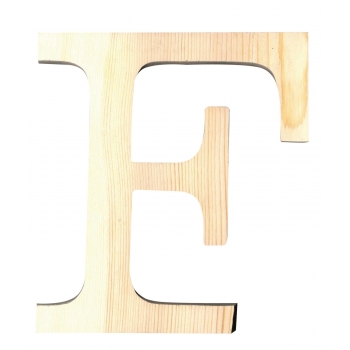 Alphabet en bois 19 cm Lettre F