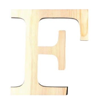 14001112 - 5414135034680 - Artémio - Alphabet en bois 19 cm Lettre F