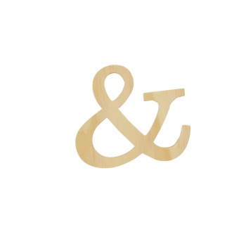 Alphabet en bois 11,5cm Sigle &
