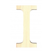 Alphabet en bois 11,5cm Lettre I