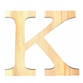 Alphabet en bois 11,5cm Lettre K