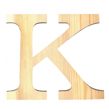 Alphabet en bois 19 cm Lettre K