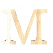 Alphabet en bois 11,5cm Lettre M