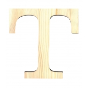 Alphabet en bois 19 cm Lettre T