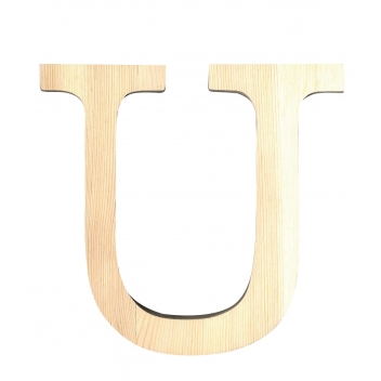 14001127 - 5414135034833 - Artémio - Alphabet en bois 19 cm Lettre U