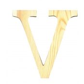 Alphabet en bois 11,5cm Lettre V