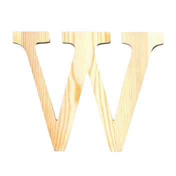 14001103 - 5414135034598 - Artémio - Alphabet en bois 11,5cm Lettre W