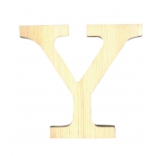 Alphabet en bois 11,5cm Lettre Y