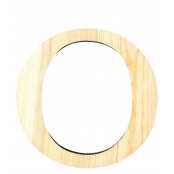 Alphabet en bois 11,5cm Lettre O