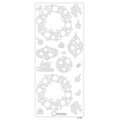 Contour autocollant Miroir Couronne Peel Off's