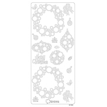 AC3194MS - 5414135073061 - Peel Off's - Contour autocollant Miroir Couronne Peel Off's