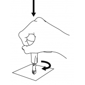 Perforateur 3 Pointes Ø4 Ø3 Ø2