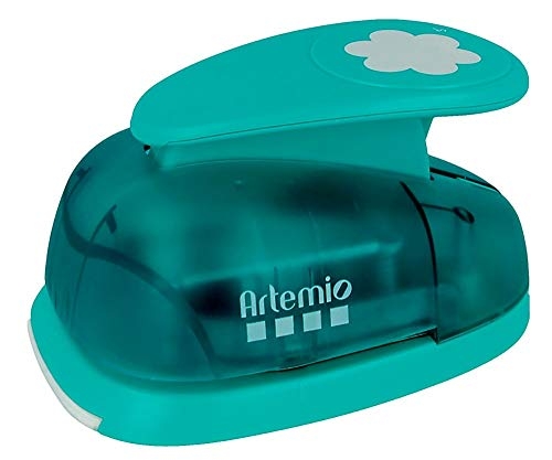 Plastique Multicolore Artemio VIHCP227 Perforatrice à Levier Moyenne 2,5 cm Fleur #4 8,5 x 5 x 12 cm