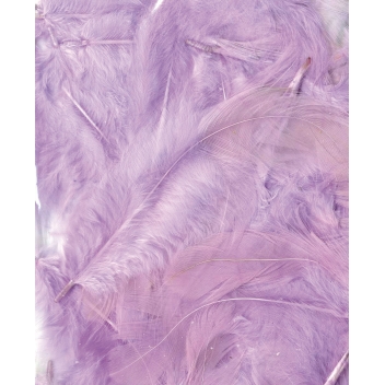 13030024 - 5414135150823 - Artémio - Plumes Ébouriffées Mauve clair 3 g Lg 8 à 12 cm
