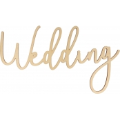 Mot en bois Wedding