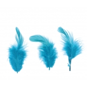 Plumes Ébouriffées Turquoise 3 g Lg 8 à 12 cm