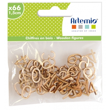 14001423 - 5414135037780 - Artémio - Chiffre Bois (15 mm) recharge