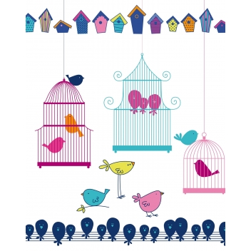 10001188 - 5414135099689 - Artémio - Tampon Transparent Cages et oiseaux