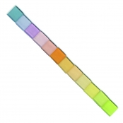 Mosaique Translucide Translucent paster 1 x 1 cm