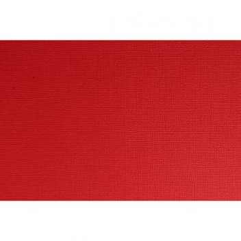 11110241 - 0870709003158 - Bazzill Basics paper - Papier texture toile Bazzill red 30,5 cm