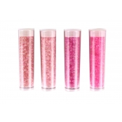 Perle Rocaille tubes 8 g Rose 4 pièces