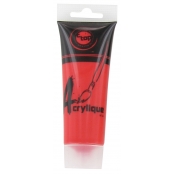 Peinture acrylique mate rouge tube 75 ml