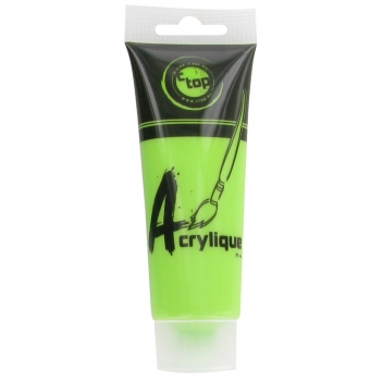 5028 - 3700443550281 - MegaCrea DIY - Peinture acrylique mate vert clair tube 75 ml