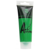 Peinture acrylique mate vert foncé tube 75 ml