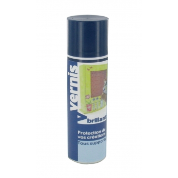 5013 - 3700443550137 - MegaCrea DIY - Vernis brillant Spray 250 ml - France