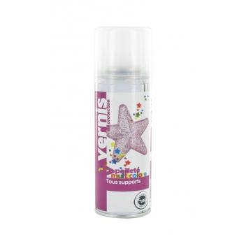 5008 - 3700443550083 - MegaCrea DIY - Vernis pailleté muticolore Spray 125 ml - France