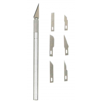 4047 - 3700443540473 - MegaCrea DIY - Cutter de précision 9 cm et 6 lames