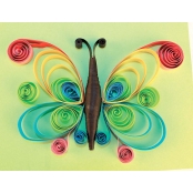 Kit Quilling 140 bandelettes 34x0,8 cm avec outil