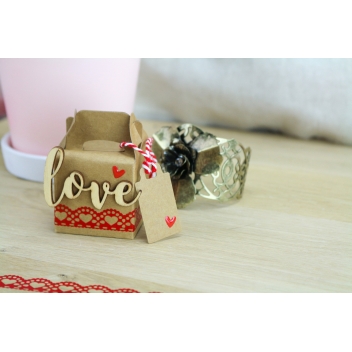 4398 - 3700443543986 - MegaCrea DIY - Boites cadeaux en carton kraft 7x5cm 6 pièces - 2