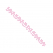 Ruban adhésif fantaisie 1,5 cm x 1 m noeuds rose