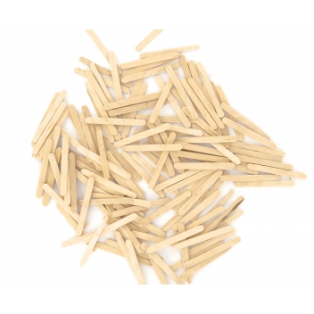 7802 - 3700443578025 - MegaCrea DIY - Mini Bâtonnets en bois Naturel 0,5 x 5,5 cm Ep 2 mm x 200 pièces - 4