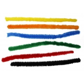 Chenilles XL 2 cm Couleurs vives Assortiment 6 pièces