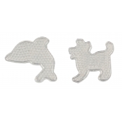 LETTERASHQP 8 pièces Plaque de Perle carrée,Kit Perles a Repasser,Plaque  Perle a Repasser,Support Perles à Repasser,Enfants Filles Cadeau pour  d'anniversaire Festivals : : Jeux et Jouets